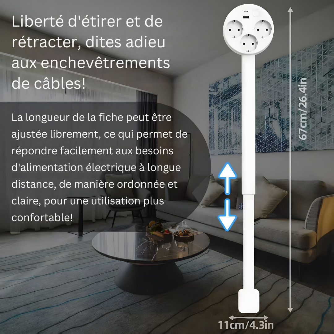 Amtn Club | Prise Extensible Intelligente et Moderne – PowerReach