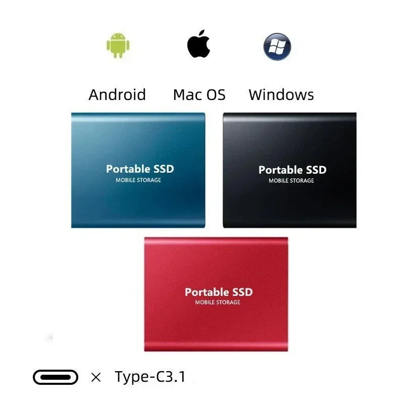 SSD Portable Compact Haute Vitesse – Stockage Externe Premium – Amtn Club