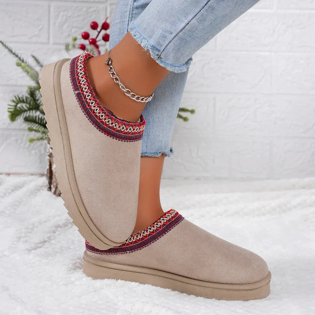 Amtn Club | Bottes d’Hiver Femme Ultra-Chaudes en Cachemire Luxe