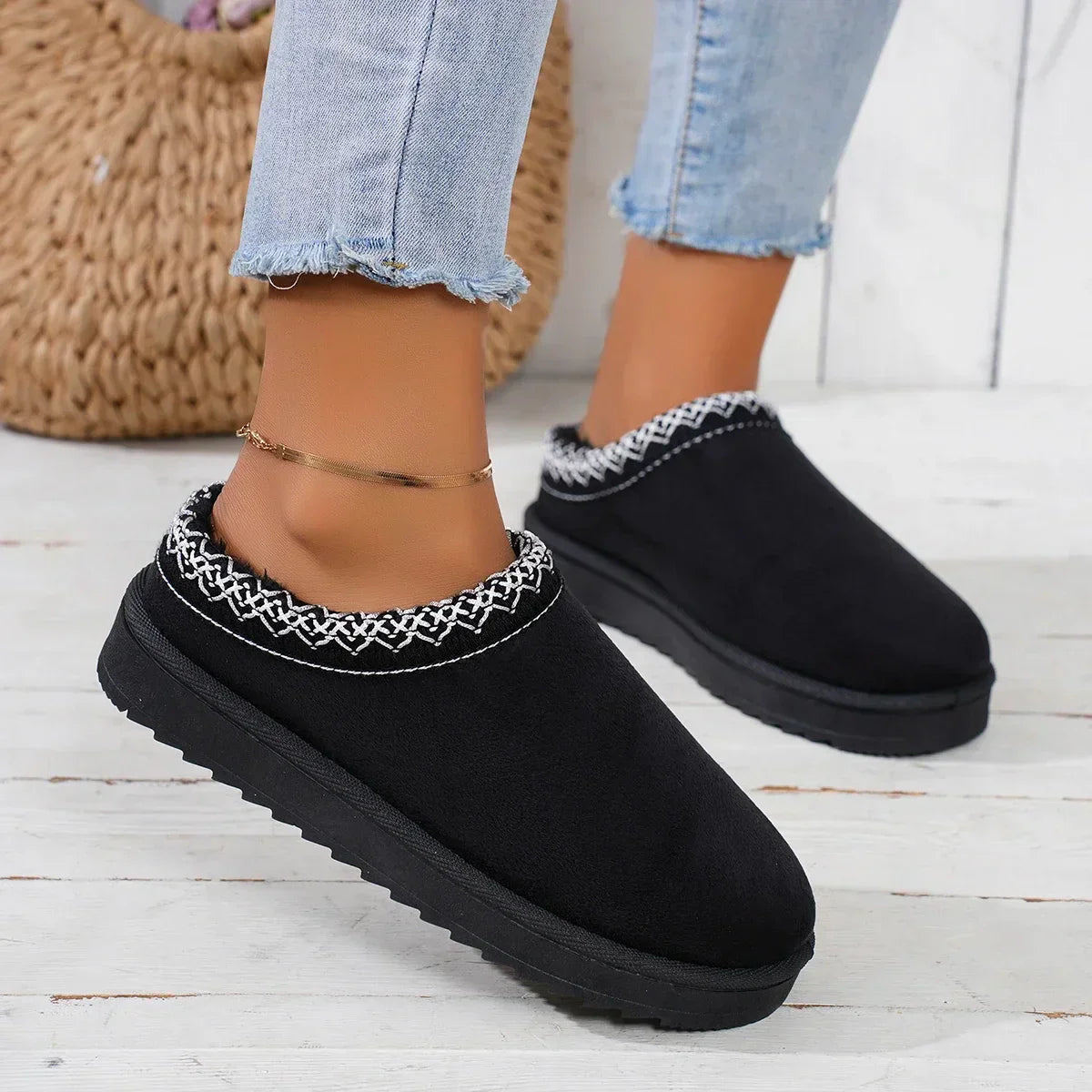 Amtn Club | Bottes d’Hiver Femme Ultra-Chaudes en Cachemire Luxe