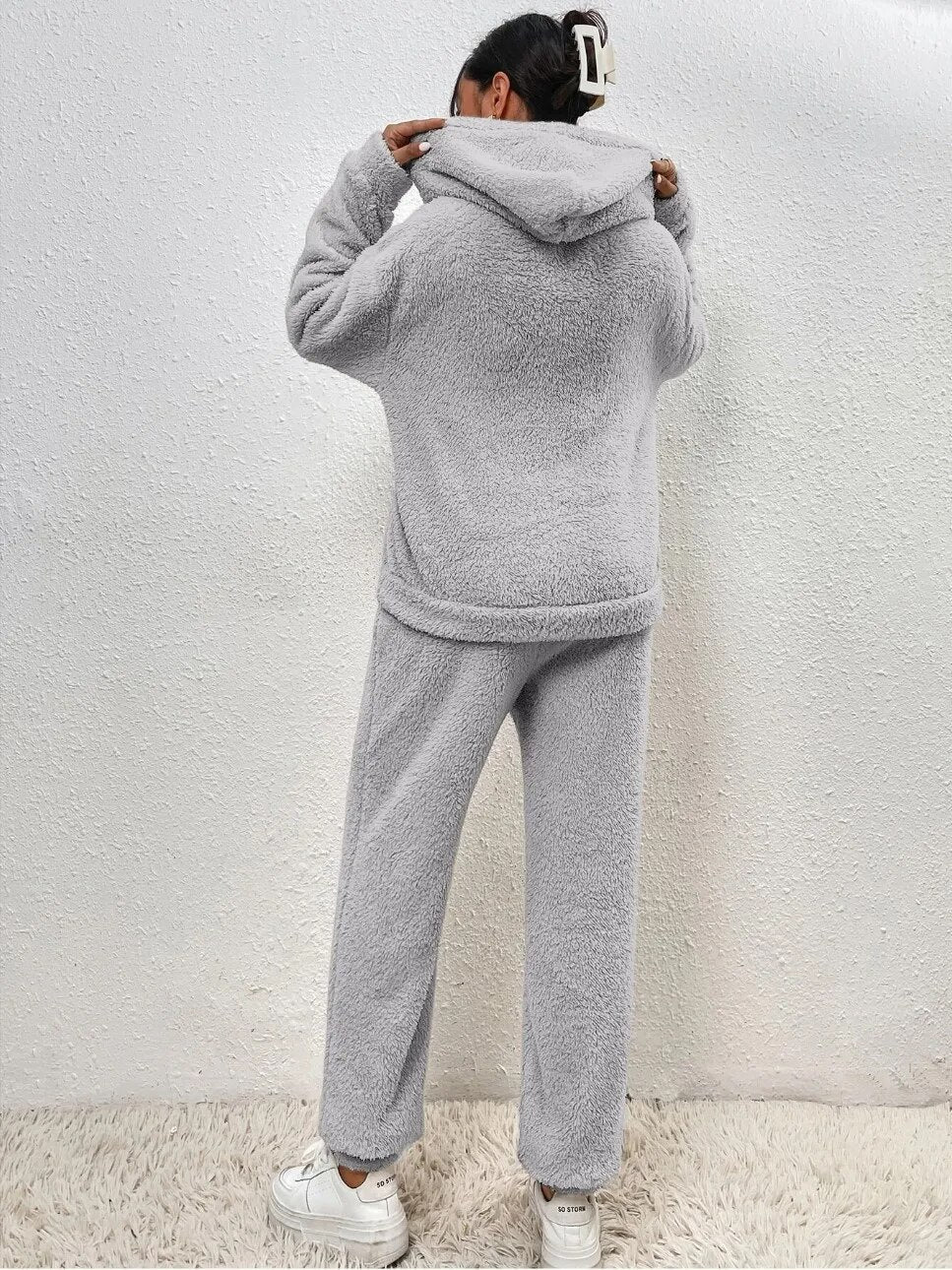 Amtn Club | Pyjama Teddy à Capuche Ultra-Confort – LuxeCuddle