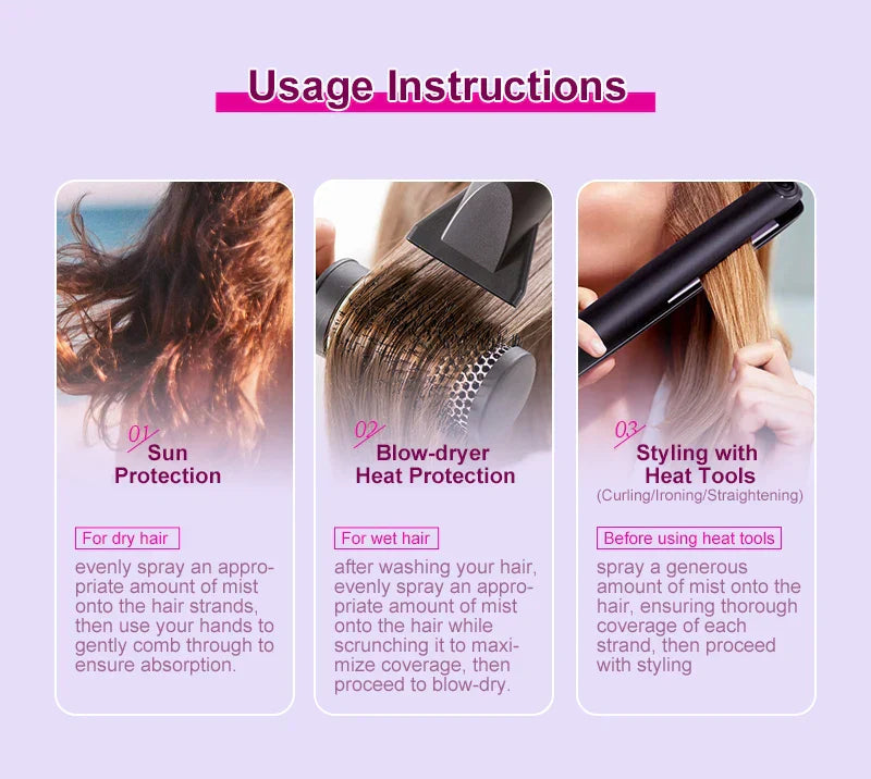 Amtn Club | Spray Protecteur Thermique Cheveux – Protection Chaleur
