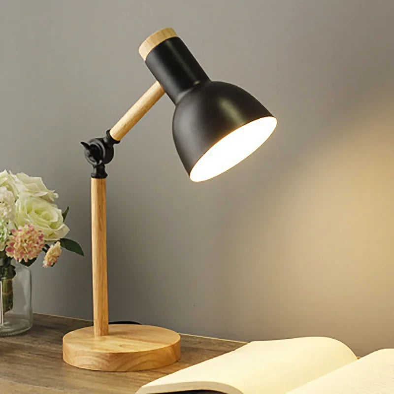 Amtn Club | Lampe de Table Scandinave Bois – Glo