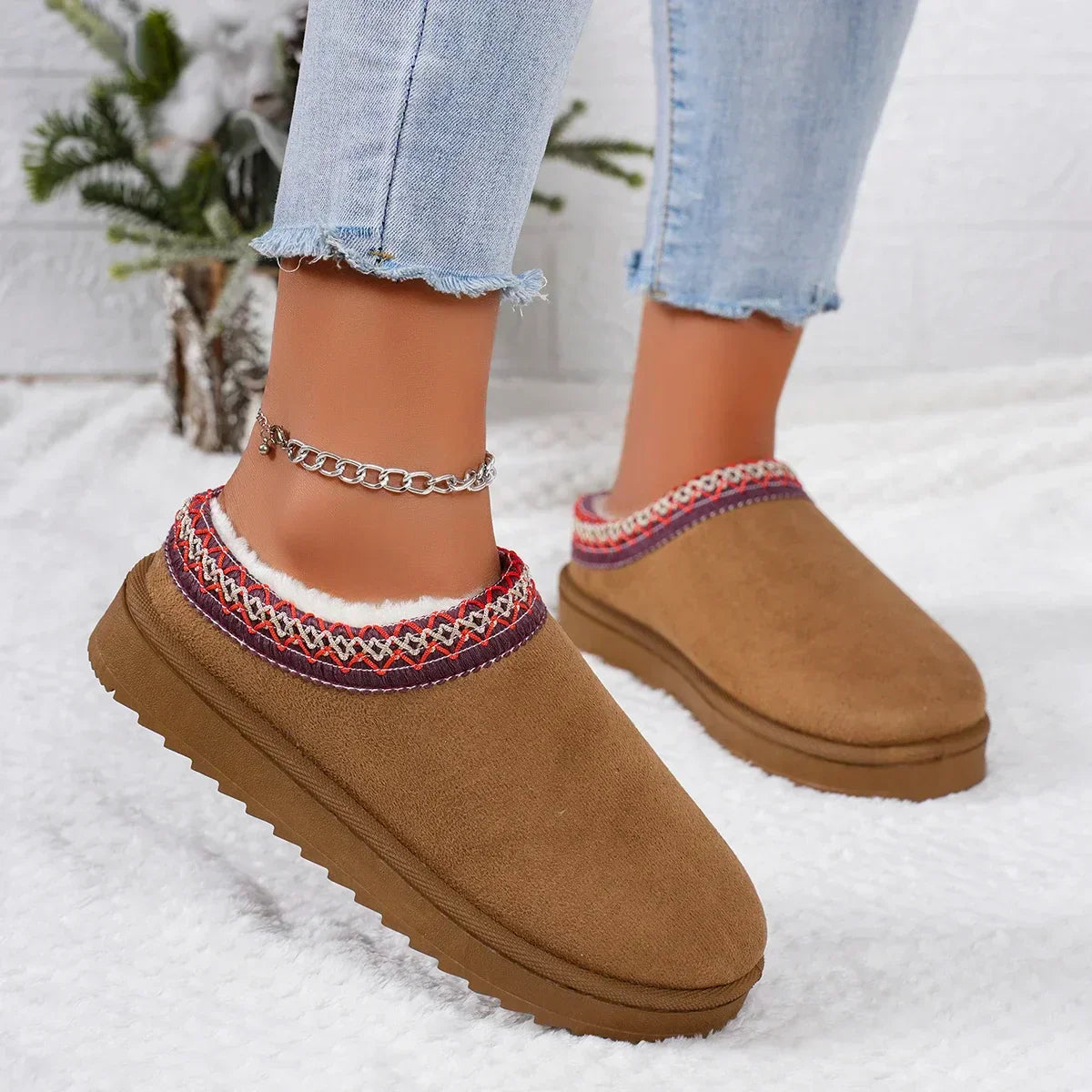 Amtn Club | Bottes d’Hiver Femme Ultra-Chaudes en Cachemire Luxe