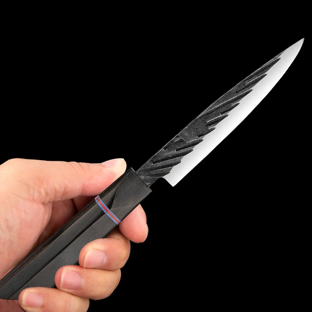Amtn Club | Kurogane Petty Knife – Couteau d’Office Japonais Premium en Acier Haute Précision pour Découpe Fine et Contrôlée