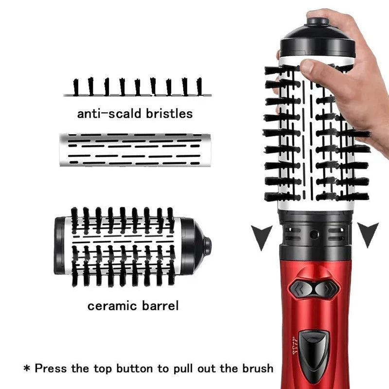 Amtn Club | Brosse Soufflante Rotative 3-en-1 Ionique – Volume & Lissage