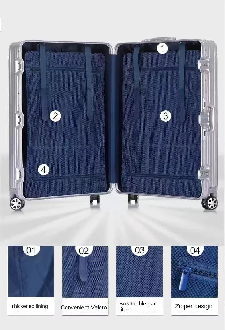 Valise Rigide en Aluminium-Magnésium Sarajevo – Amtn Club