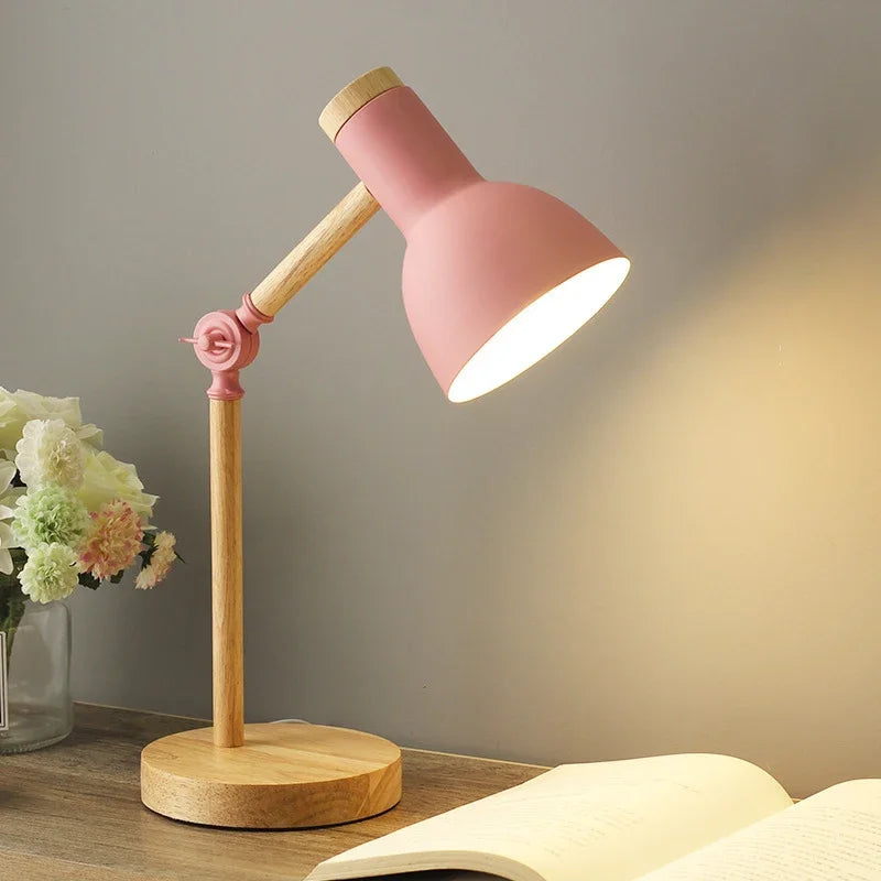 Amtn Club | Lampe de Table Scandinave Bois – Glo