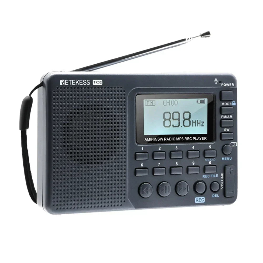 Amtn Club | Radio Portable Compacte Multifonction – EchoWave