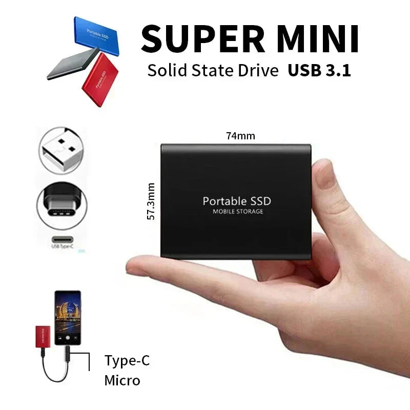 Amtn Club | SSD Externe Ultra Rapide Haute Capacité 128 To