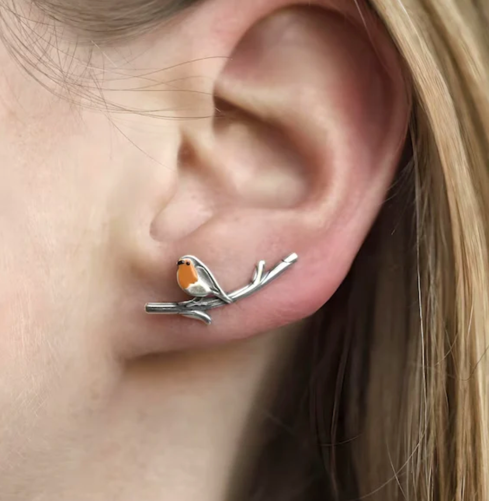 Amtn Club | Boucles d’Oreilles Verre Teinté Fait Main – LuckFeather