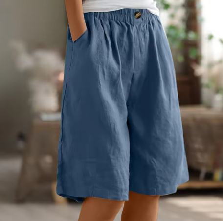 Amtn Club | Renee Short Confort Femme – Short Taille Haute Décontracté Léger et Respirant pour Été Confort Quotidien