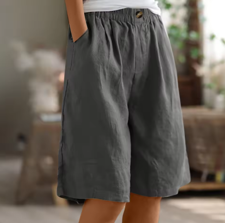 Amtn Club | Renee Short Confort Femme – Short Taille Haute Décontracté Léger et Respirant pour Été Confort Quotidien
