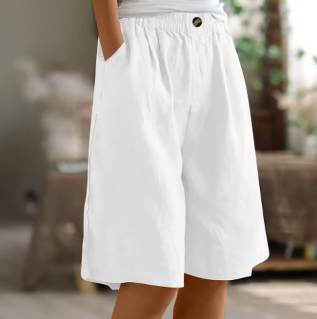 Amtn Club | Renee Short Confort Femme – Short Taille Haute Décontracté Léger et Respirant pour Été Confort Quotidien