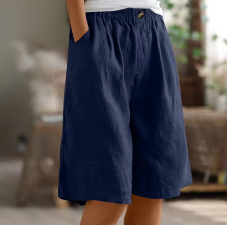 Amtn Club | Renee Short Confort Femme – Short Taille Haute Décontracté Léger et Respirant pour Été Confort Quotidien