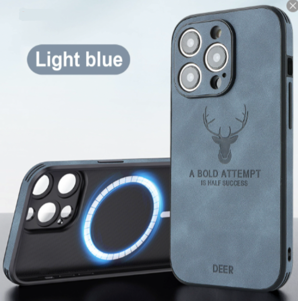 Amtn Club | Coque iPhone Luxe en Cuir de Cerf – Veltro