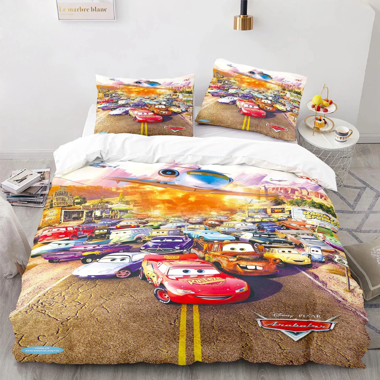 Amtn Club | Ensemble de Literie Enfant Cars Lightning McQueen