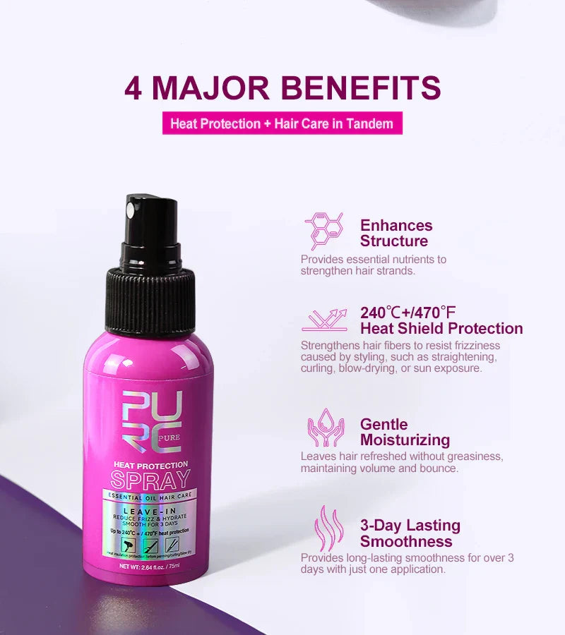 Amtn Club | Spray Protecteur Thermique Cheveux – Protection Chaleur