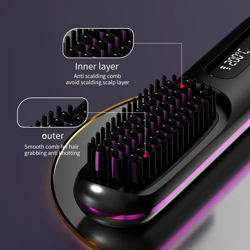 Amtn Club | Styler Capillaire Sans Fil Ionique Céramique – Glissara