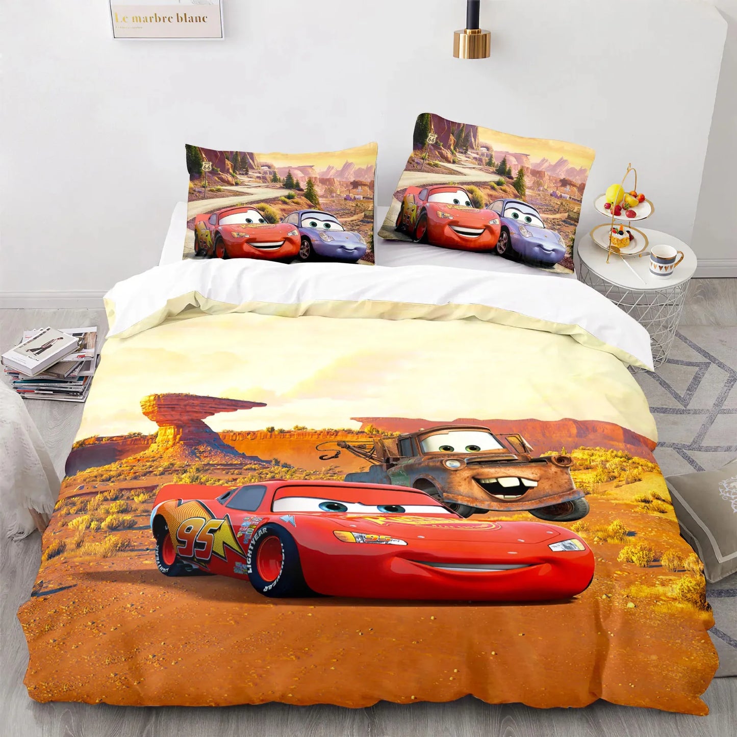 Amtn Club | Ensemble de Literie Enfant Cars Lightning McQueen