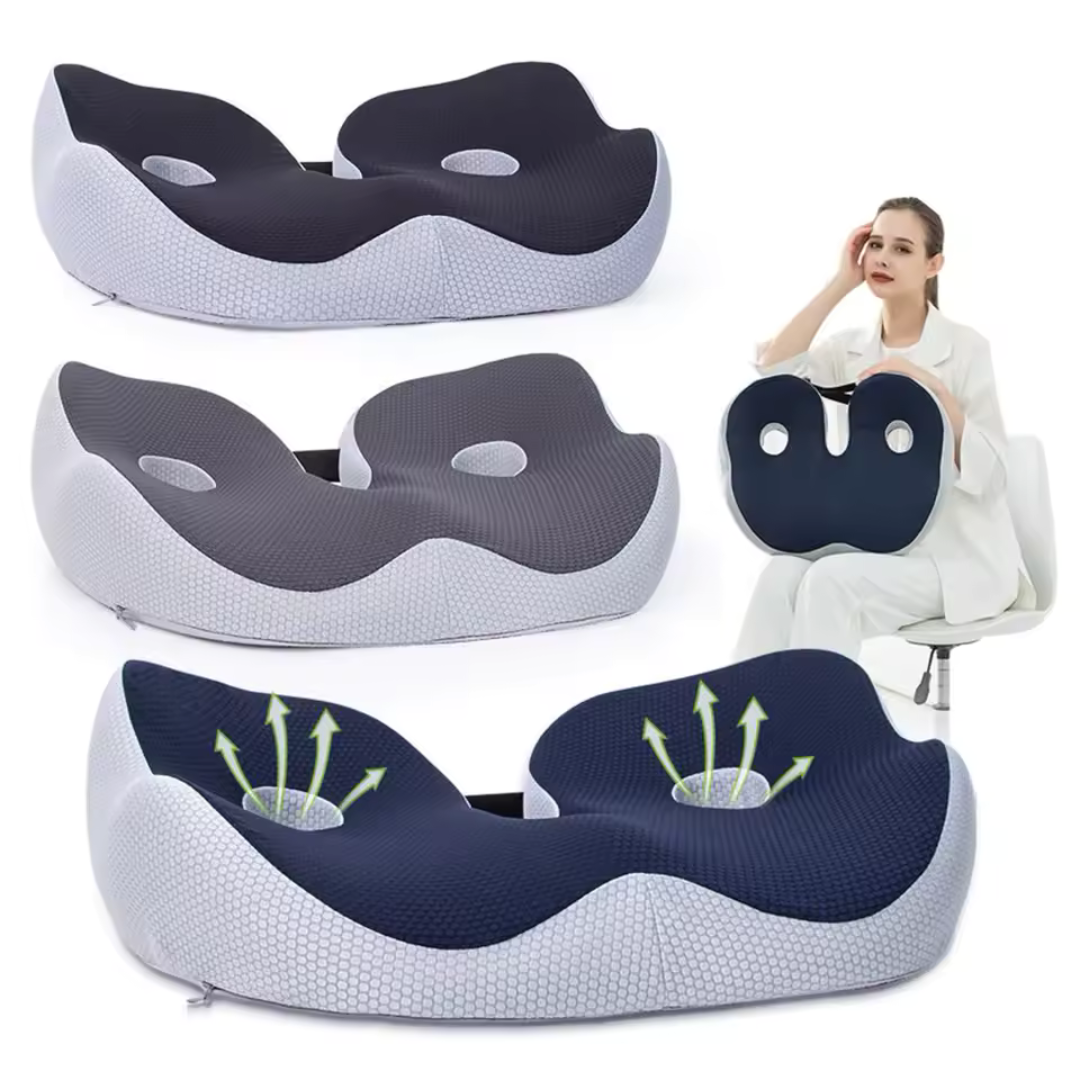 Amtn Club | Coussin Ergonomique en Mousse à Mémoire – LuxuraComfort