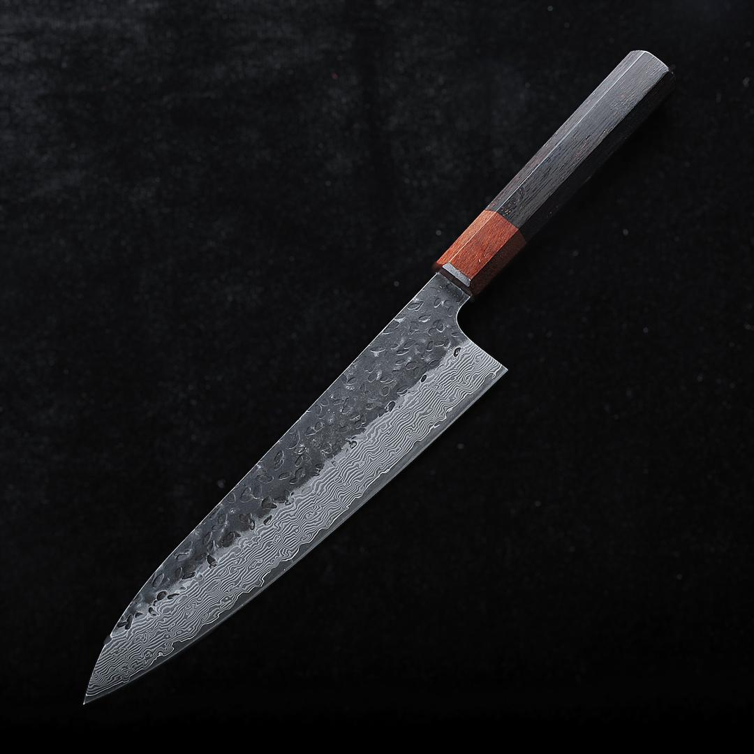 Amtn Club | Gentetsu Gyuto – Couteau de Chef Japonais Premium en Acier VG-10 Damassé pour Découpe Précise et Professionnelle