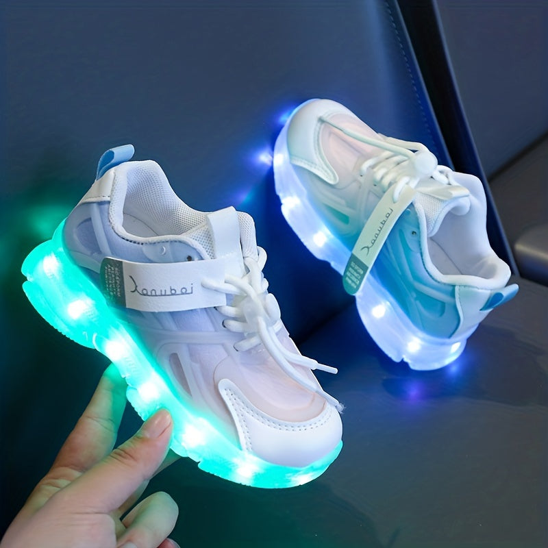 Amtn Club | Baskets Lumineuses LED pour Enfants – Colorées & Fun