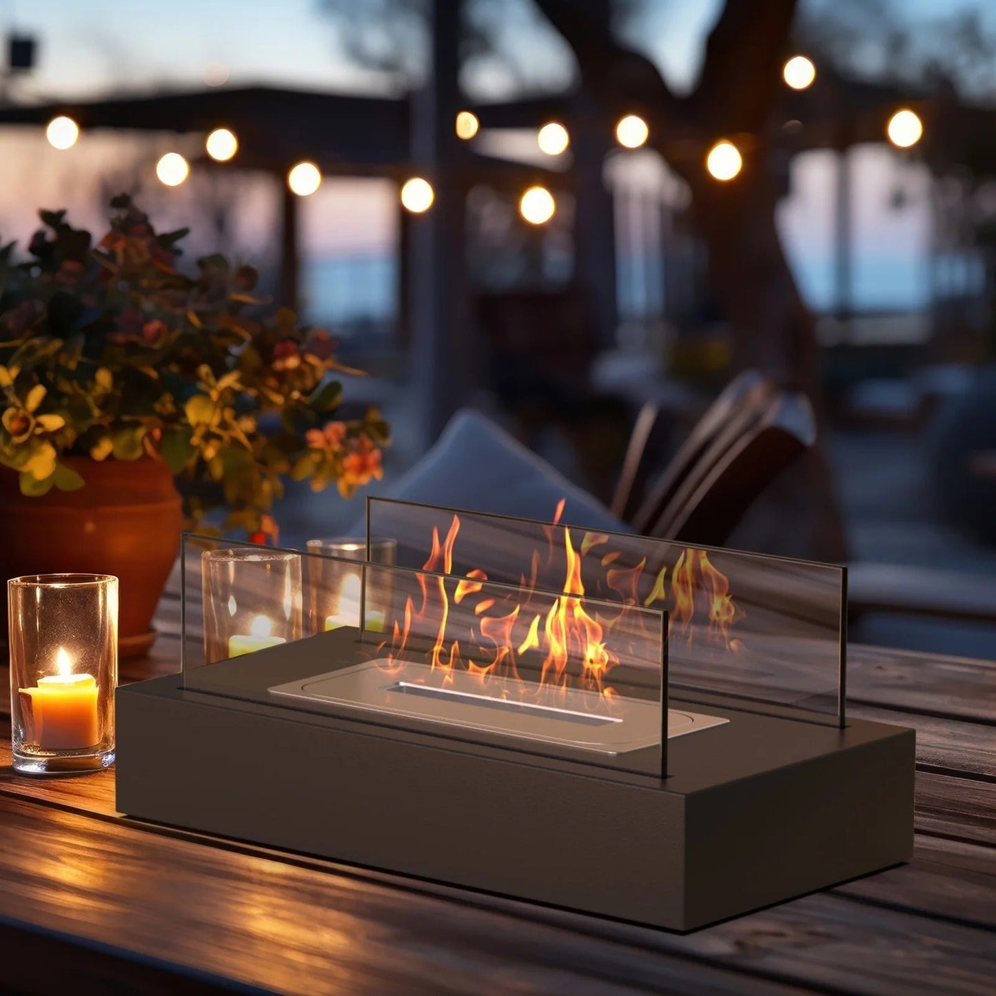 Amtn Club | Foyer LED Effet Flamme Luxe pour Ambiance Chaleureuse