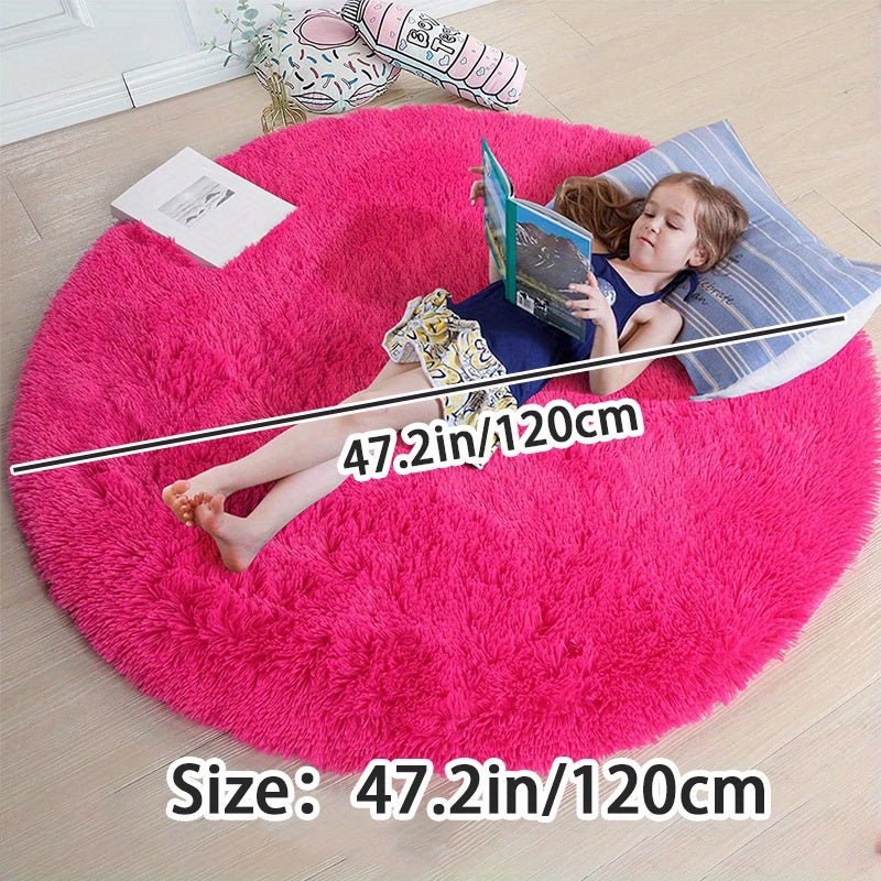 Amtn Club | Tapis Rond Fluffy Ultra Doux – Clouda