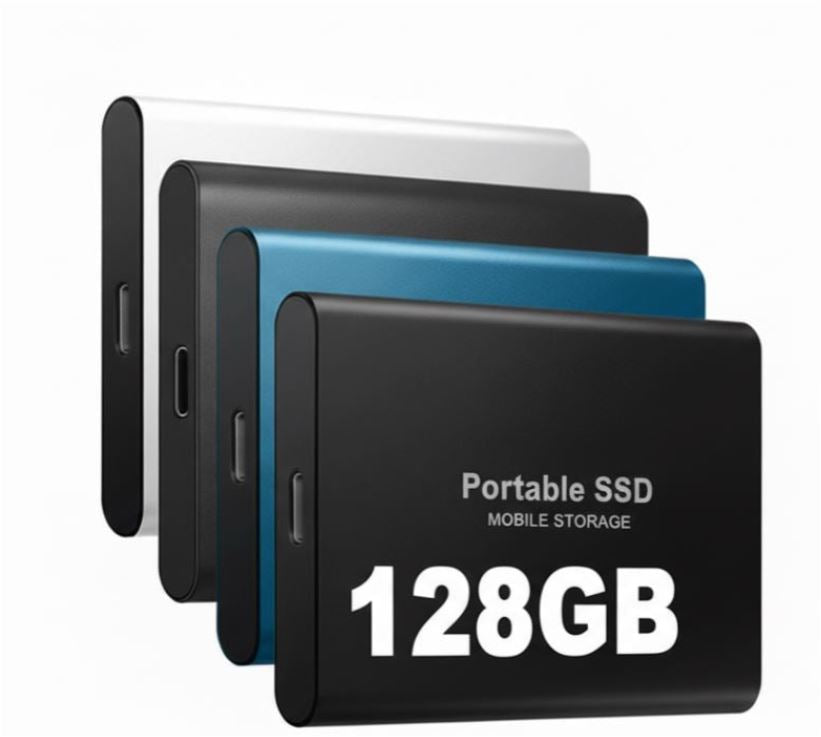 Amtnclub | Disque SSD externe DataSprint 128 Go – Stockage USB-C rapide jusqu’à 1050 Mo/s