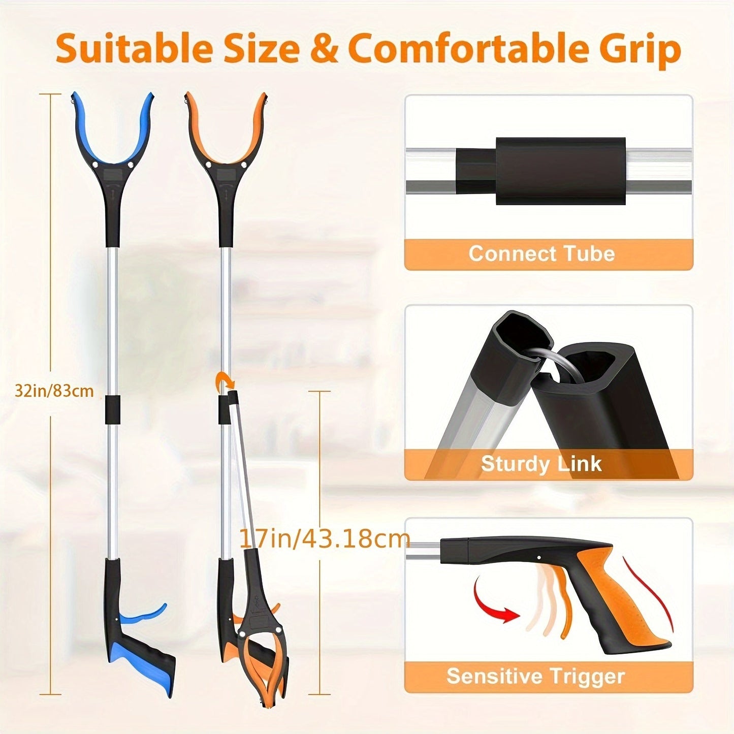 Amtn Club | Pince de Préhension Ergonomique Rotative – Légère & Pratique