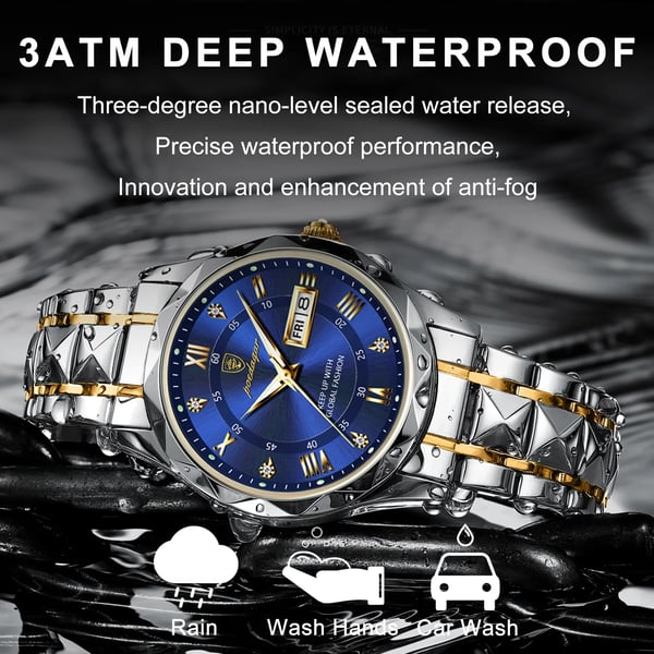 Amtn Club | Montre Homme Luxe Étanche avec Fonction Lumineuse
