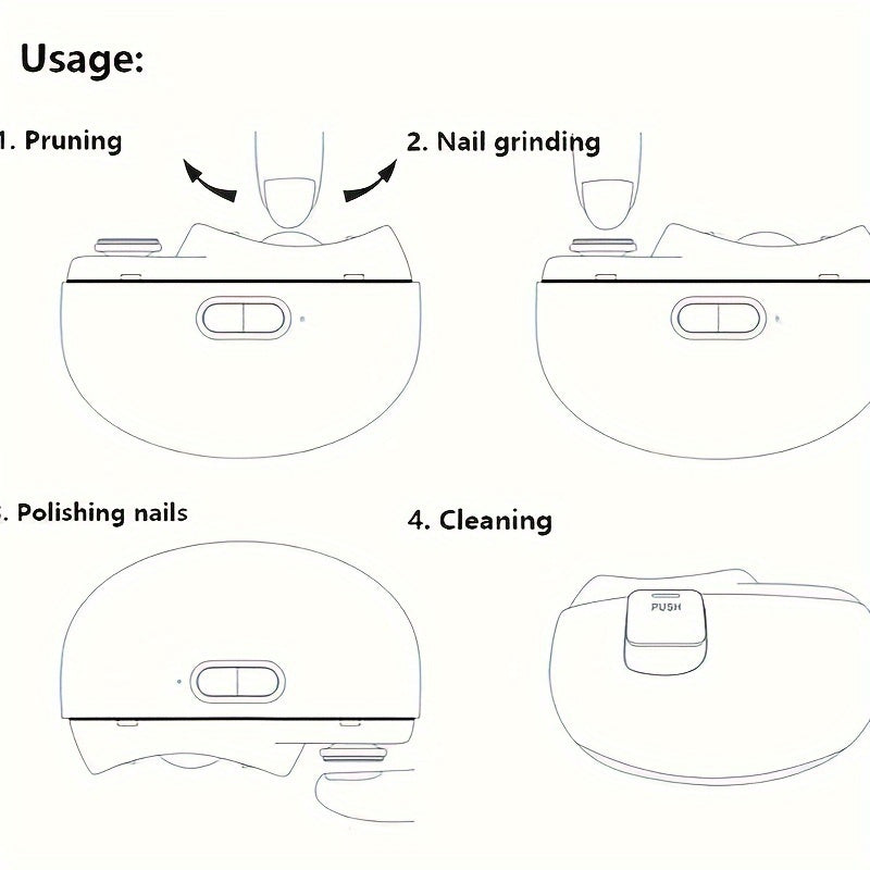 Amtn Club | Coupe-Ongles Électrique Intelligent Sécurisé