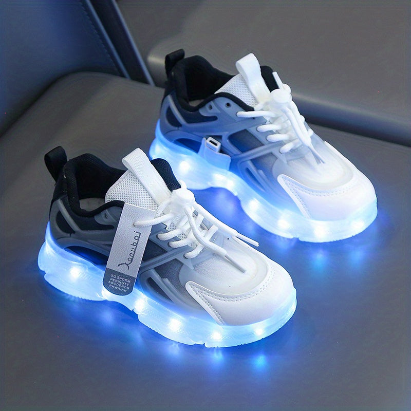 Amtn Club | Baskets Lumineuses LED pour Enfants – Colorées & Fun