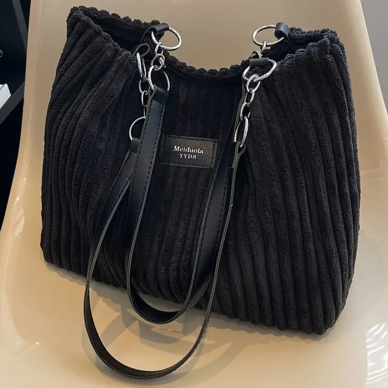 Amtn Club | Sac à Bandoulière en Velours Côtelé – Amelia