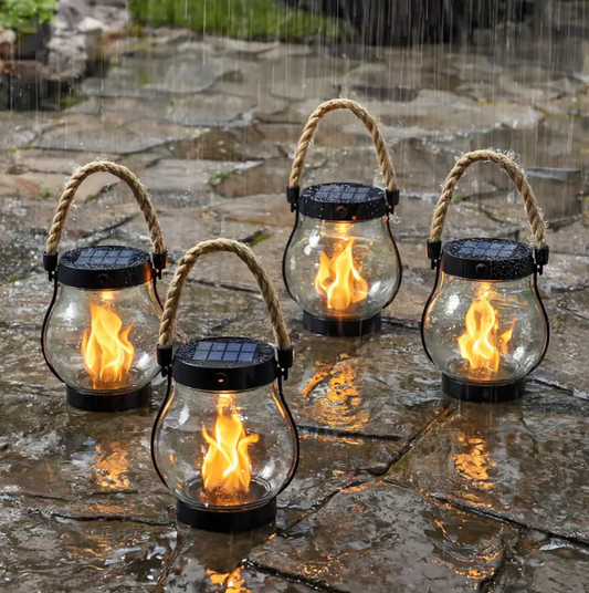 Amtnclub | BowLift | Lampe solaire Fire Seed — Une ambiance de flamme magique pour réchauffer votre espace et sublimer chaque nuit