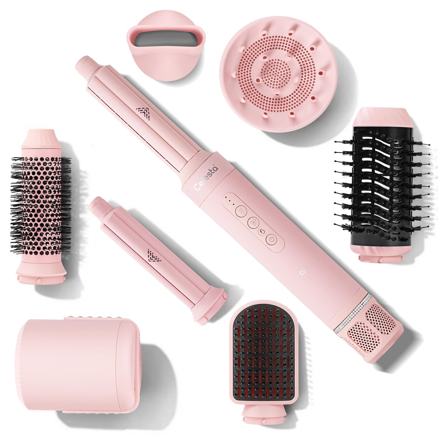 Amtn Club | Sèche-Cheveux AirStyler 8-en-1 Rose – Celesta