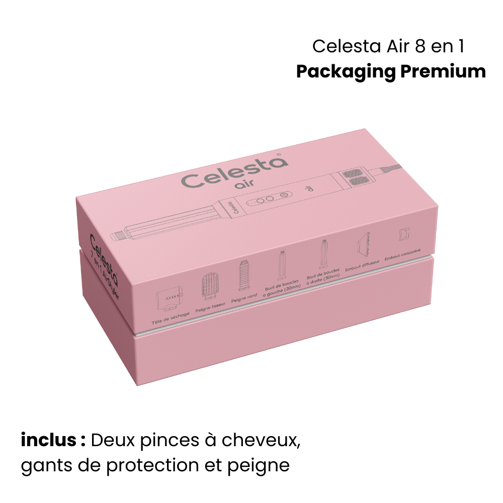 Amtn Club | Sèche-Cheveux AirStyler 8-en-1 Rose – Celesta