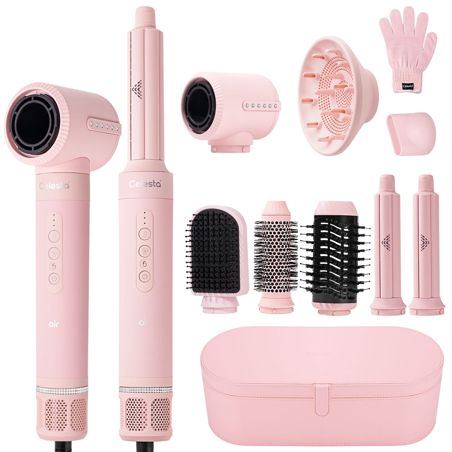 Amtn Club | Sèche-Cheveux AirStyler 8-en-1 Rose – Celesta