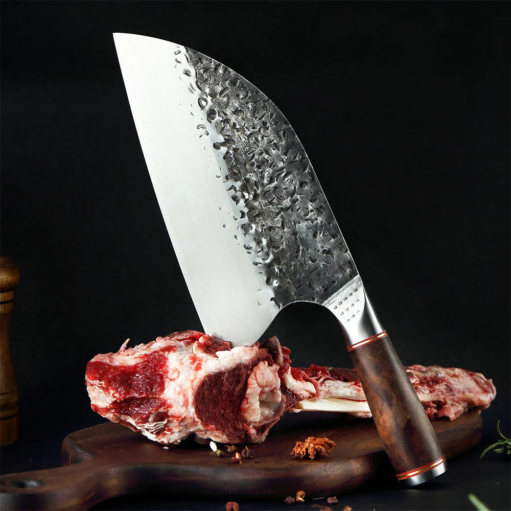 Amtn Club | Tsunami Chukabocho Cleaver – Couteau Hachoir Japonais Premium en Acier Haute Performance pour Découpe de Précision