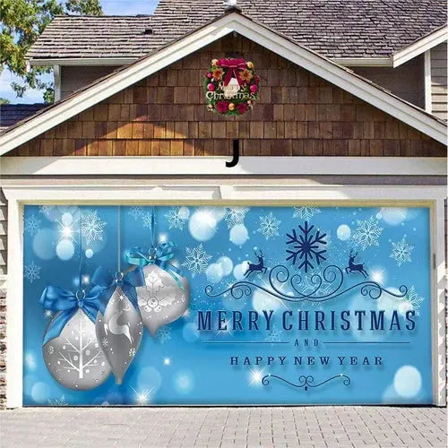 Amtn Club | Magie de Porte de Garage Festive Édition Noël – Décoration Murale et Extérieure Festive pour Ambiance de Fêtes