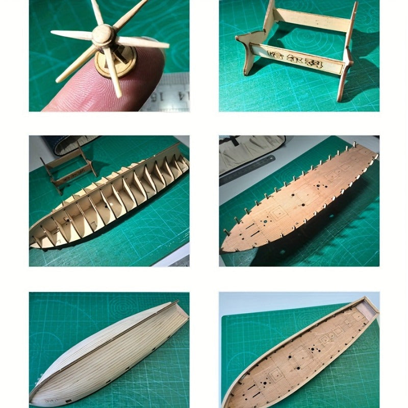 Amtn Club | Puzzle 3D Bateau à Voile en Bois Classique – Modèle Détaillé