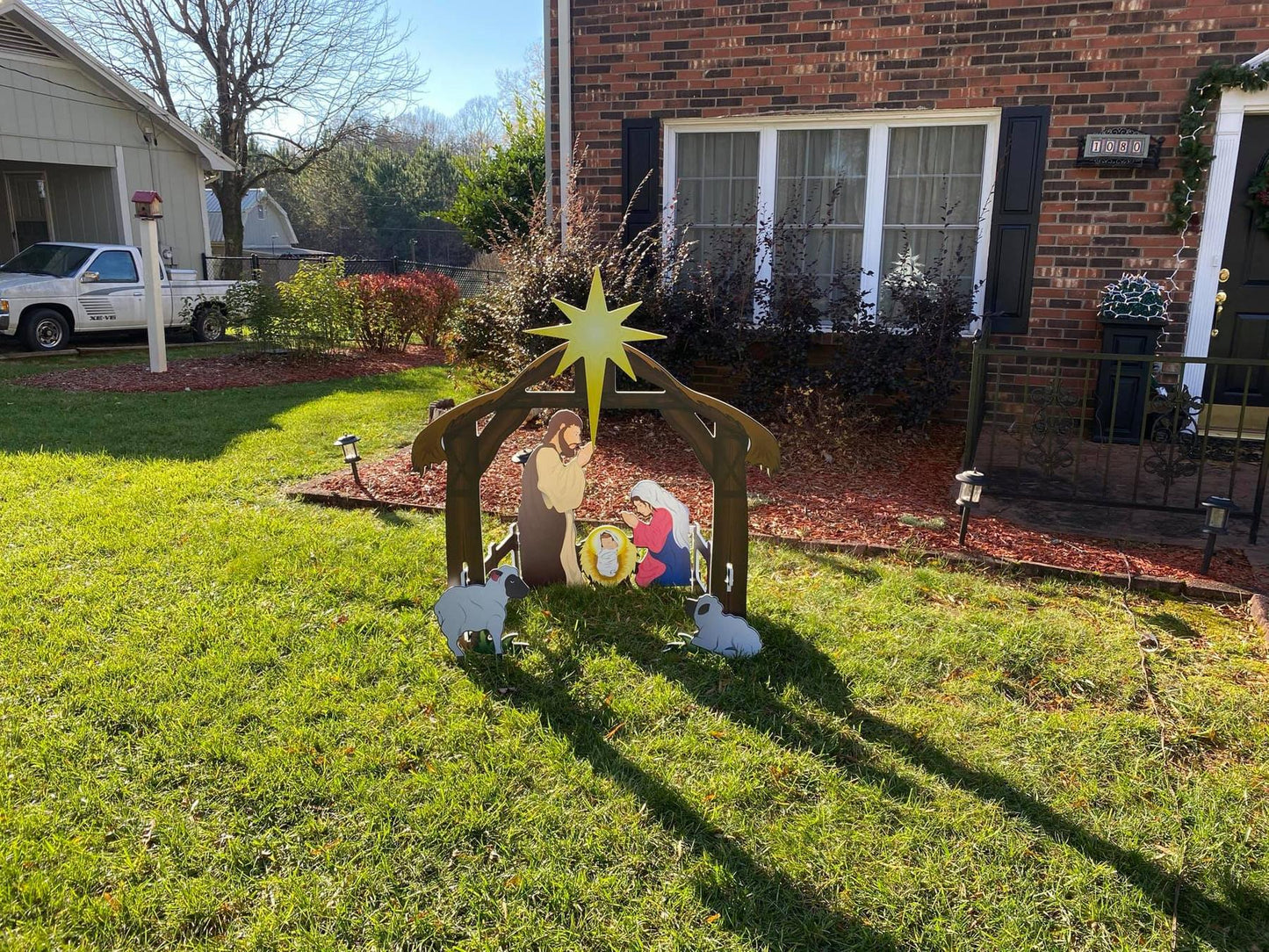 Amtn Club | Décoration Jardin Festive Résistante – MajesticNativity