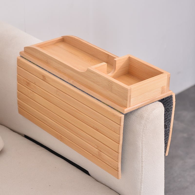 Amtn Club | BambooSip – Porte-Gobelet Canapé Élégant & Support Boisson Universel pour Sofa, Pratique et Design Minimaliste
