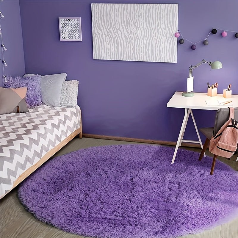 Amtn Club | Tapis Rond Fluffy Ultra Doux – Clouda