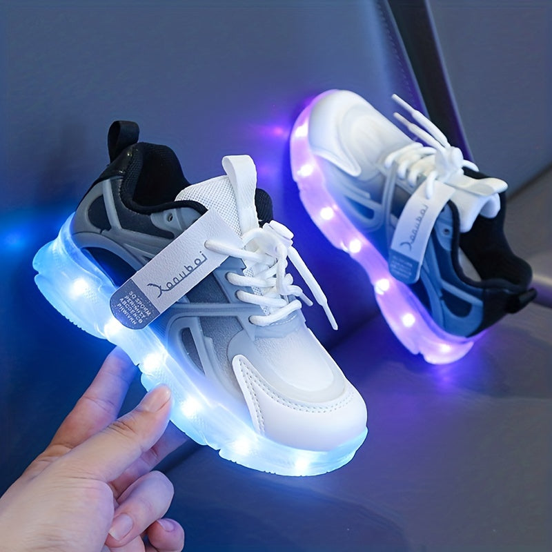 Amtn Club | Baskets Lumineuses LED pour Enfants – Colorées & Fun