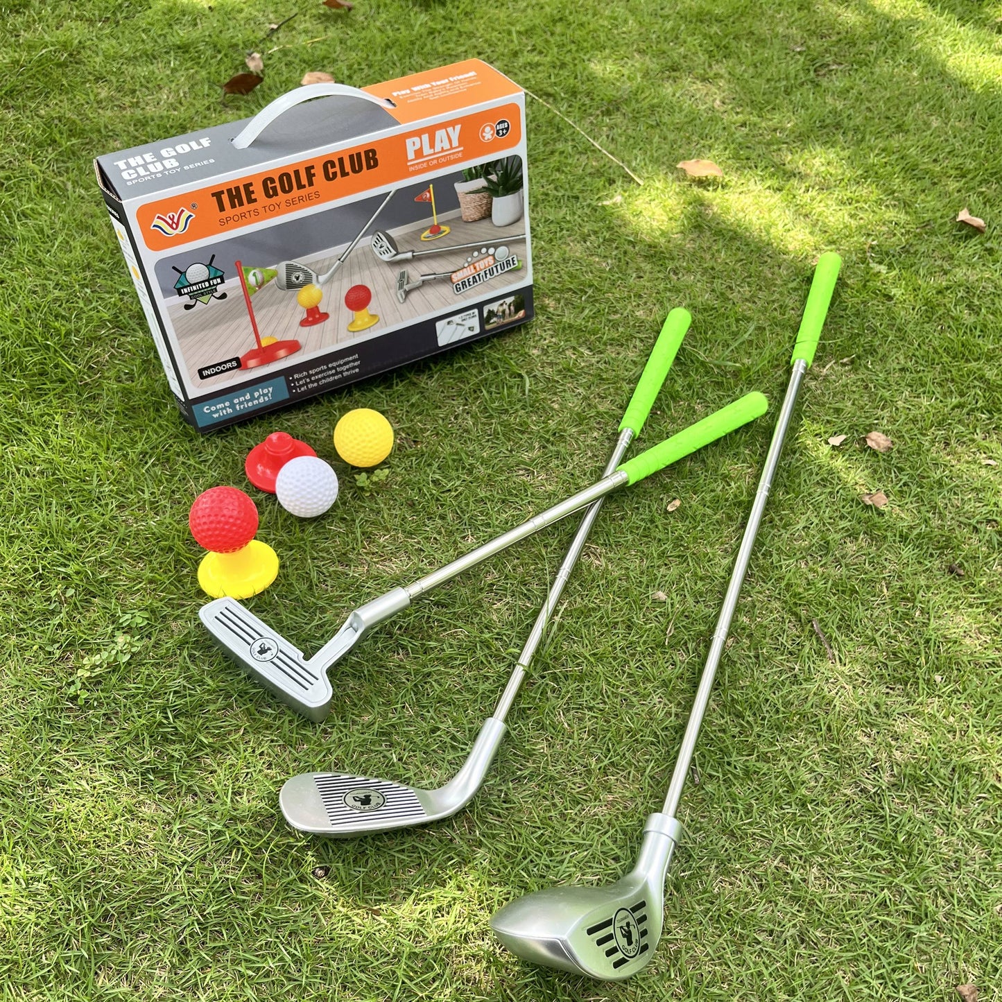 Amtn Club | Set de Golf Enfant Réglable avec Cibles d’Entraînement
