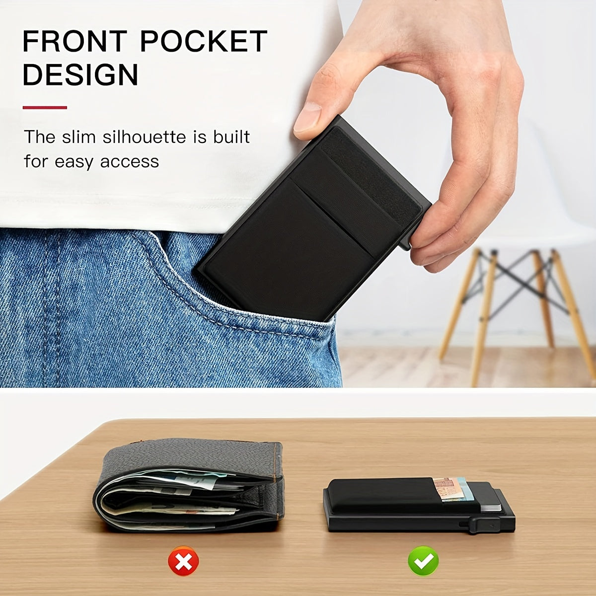 Amtn Club | Porte-Cartes RFID Automatique Grande Capacité
