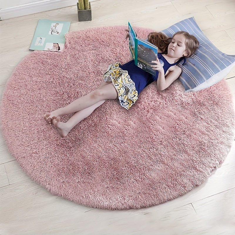 Amtn Club | Tapis Rond Fluffy Ultra Doux – Clouda