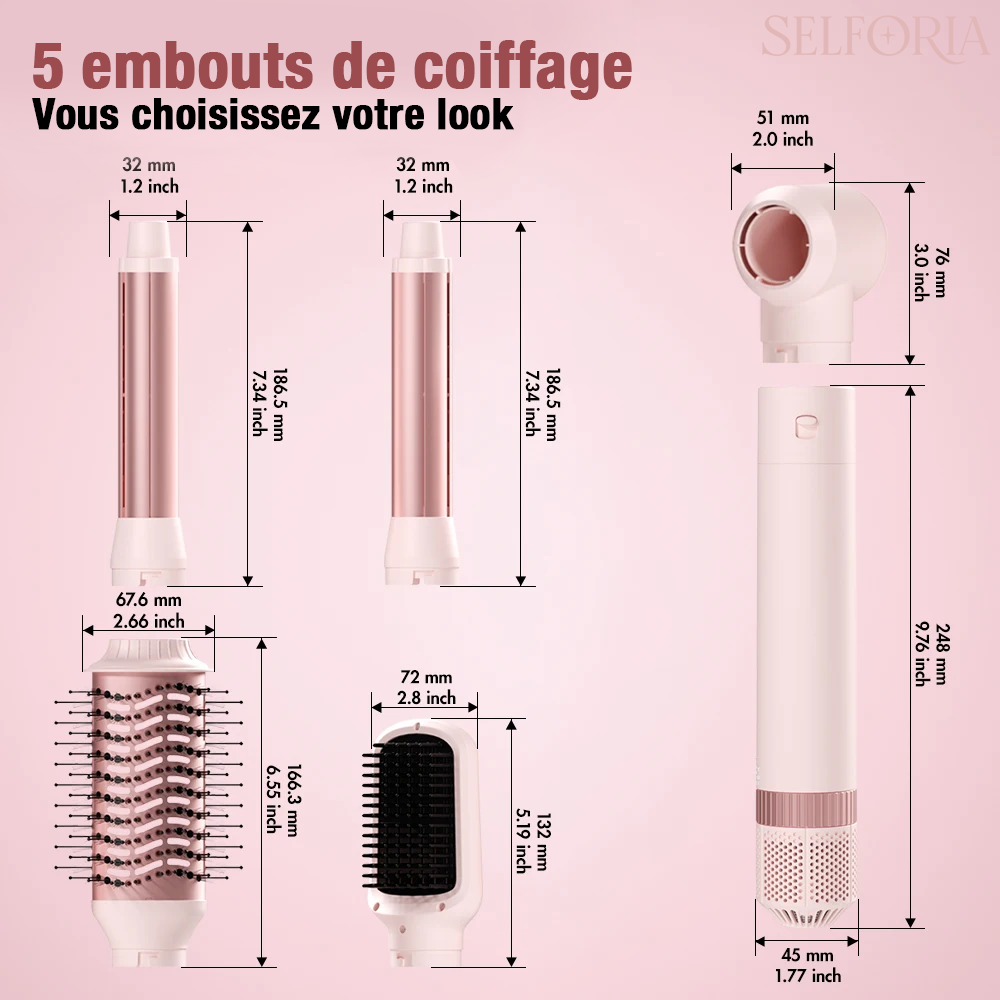 Amtn Club | Sèche-Cheveux Multistyler 5-en-1 – Selforia AirGlow